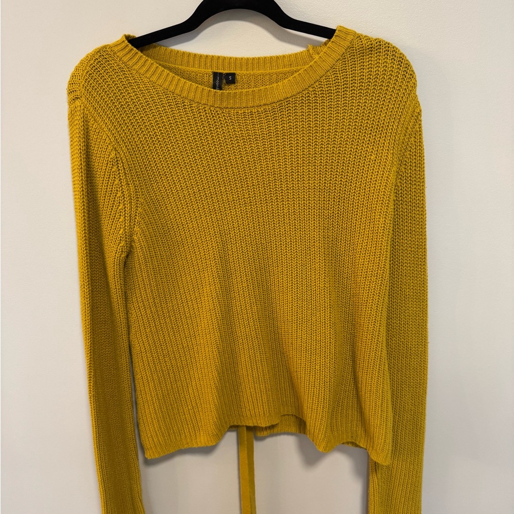 Mustard Yellow Knit Sweater